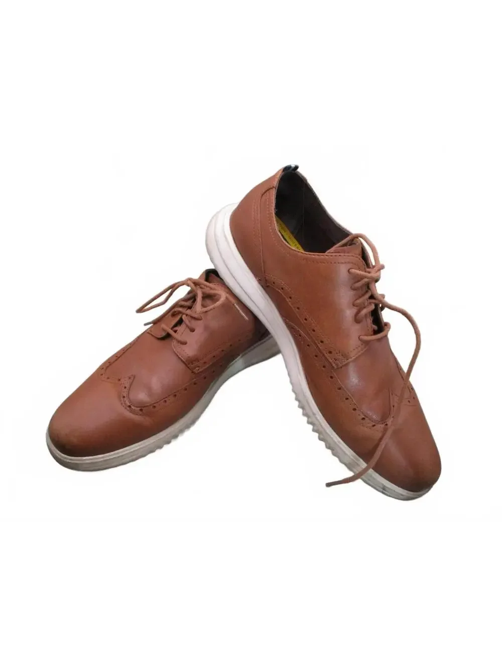 Cole Haan Grand+ Men's British Tan Leather Wingtip Oxford Shoes Size 13 M C36939